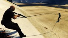 GTA 5 Mod 添加了 Just Cause 2 的抓钩